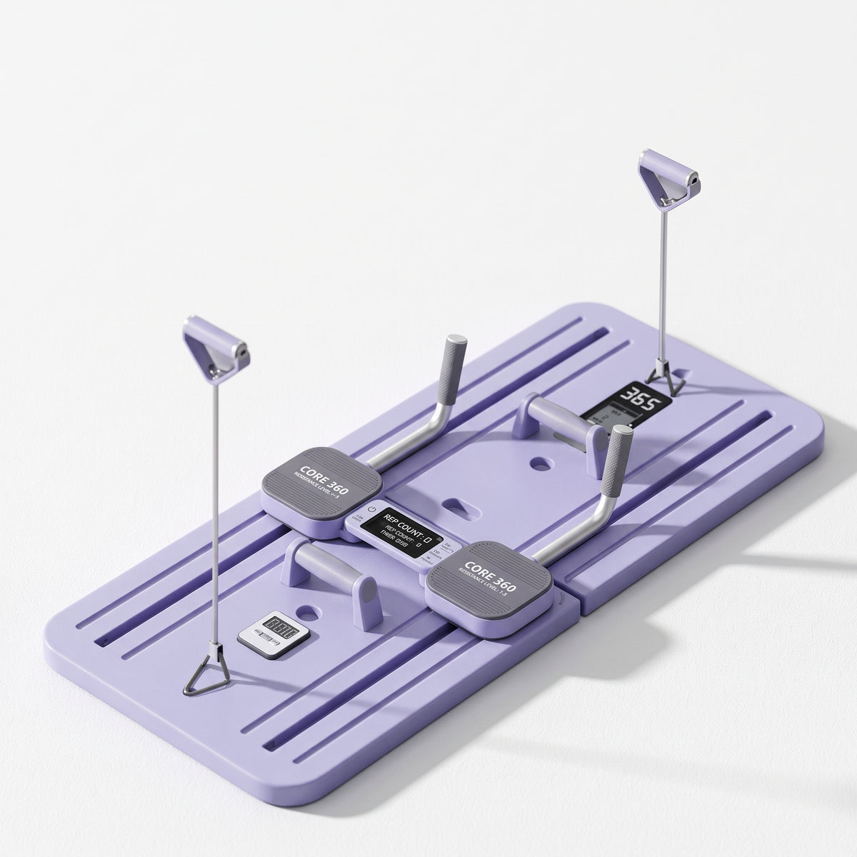 Muscles Rise 6-in-1 Foldable Pilates Reformer Board