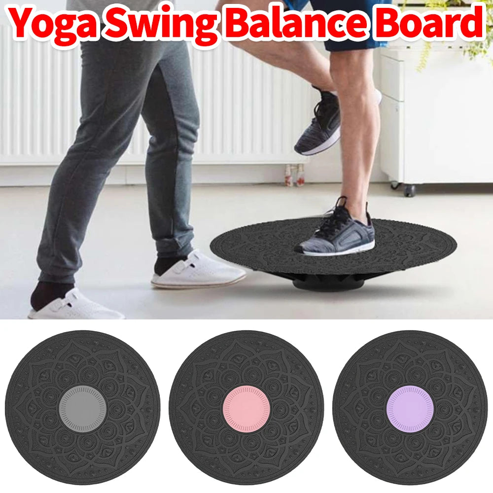 Muscles Rise Wobble Balance Board – Non-Slip Stability Trainer for Core Strength, Balance & Fitness