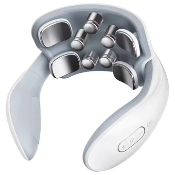Muscles Rise Smart Neck Massager – Rechargeable Pulse Therapy Device with Heat & Vibration Massage