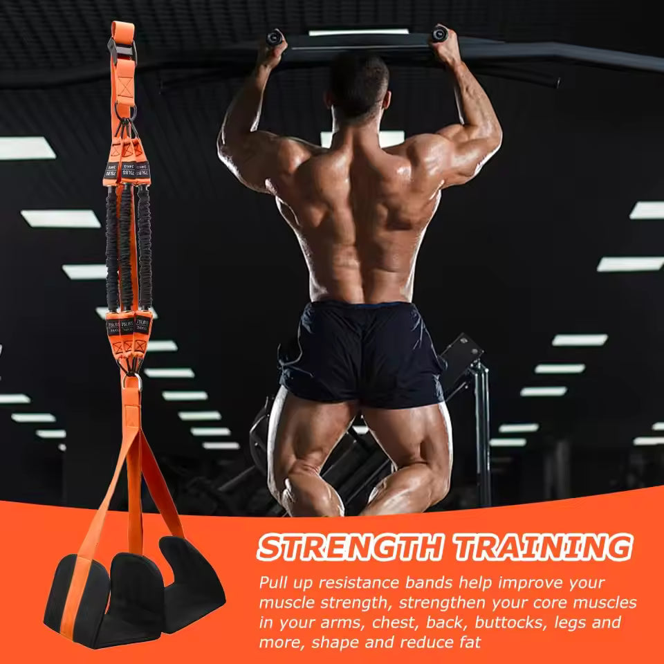 Muscles Rise Pull-Up Assistance Resistance Bands Set – Strength Training, Stretching & Full Body Workouts
