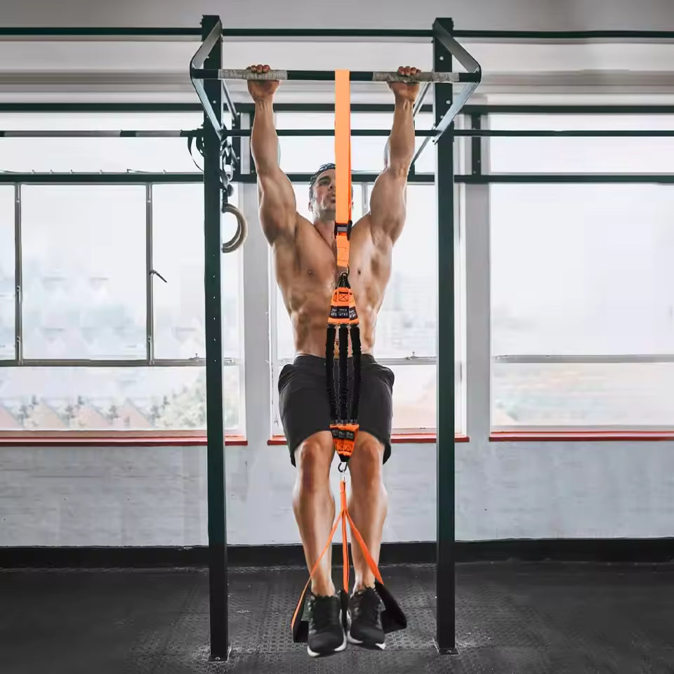 Muscles Rise Pull-Up Assistance Resistance Bands Set – Strength Training, Stretching & Full Body Workouts