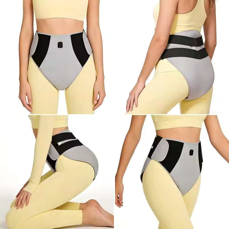 Muscles Rise Heated Menstrual Relief Belt – Red Light Therapy & Abdominal Massage for Comfort and Warmth