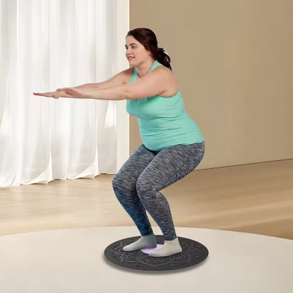 Muscles Rise Wobble Balance Board – Non-Slip Stability Trainer for Core Strength, Balance & Fitness