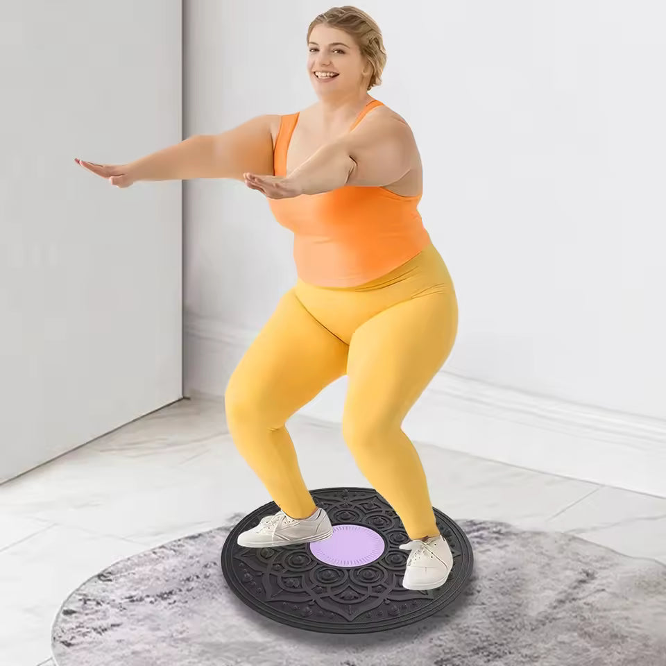 Muscles Rise Wobble Balance Board – Non-Slip Stability Trainer for Core Strength, Balance & Fitness