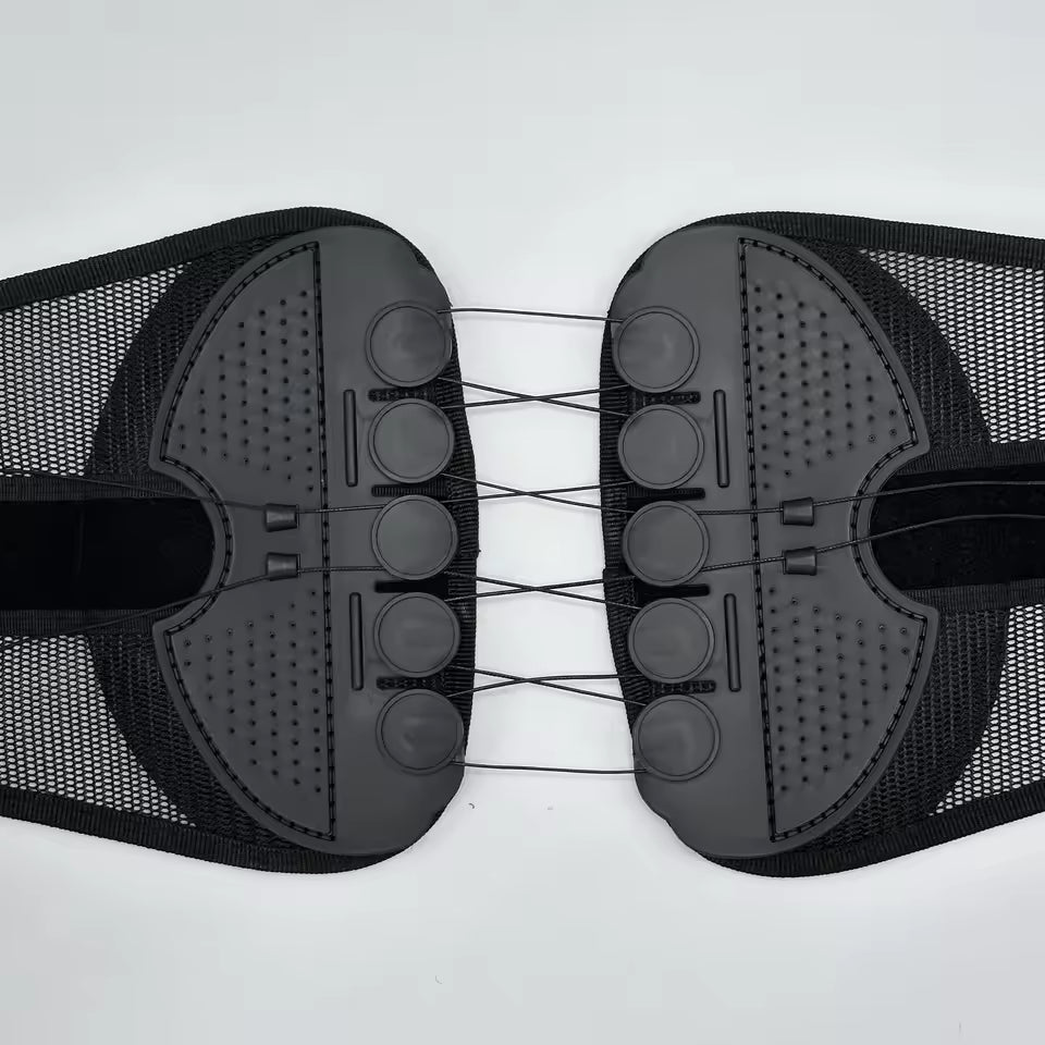 Muscles Rise Adjustable Lumbar Support Belt – Breathable Waist Brace for Back Support & Comfort