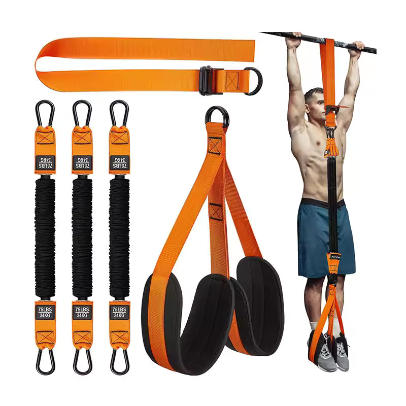 Muscles Rise Pull-Up Assistance Resistance Bands Set – Strength Training, Stretching & Full Body Workouts