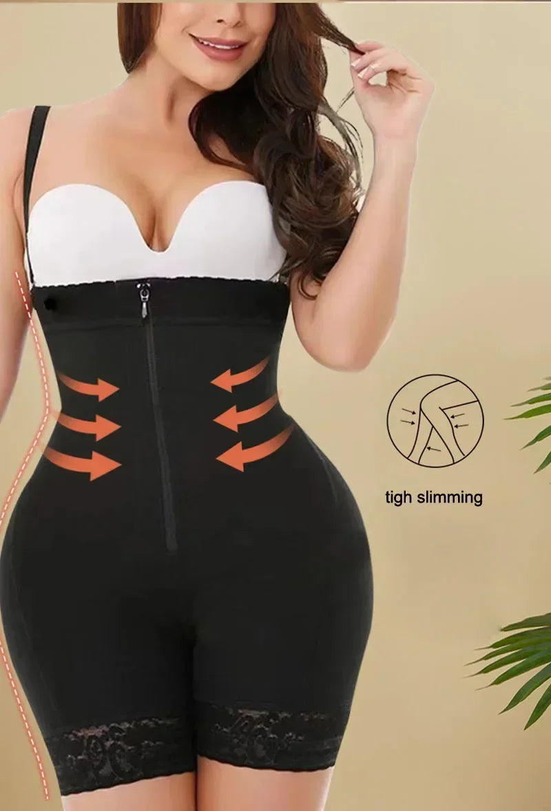 Muscles Rise Full Body Shaper Bodysuit – Tummy Control Waist Trainer & Butt Lifting Shapewear