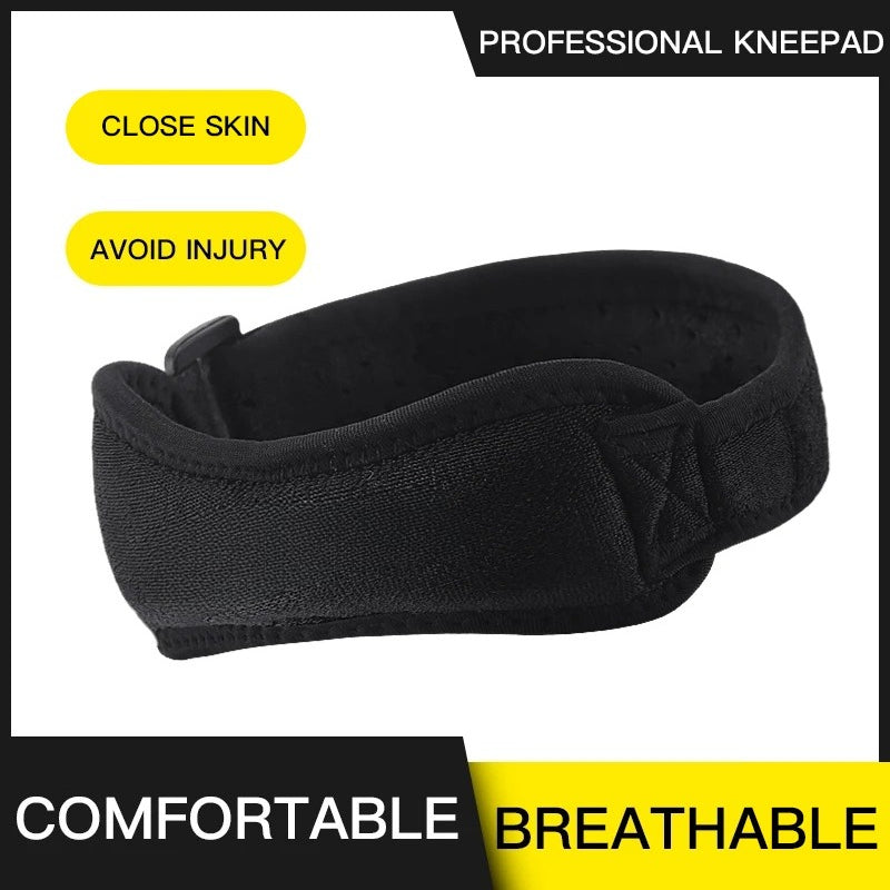 Muscles Rise Adjustable Patellar Tendon Knee Strap – Compression Support Brace for Basketball & Sports