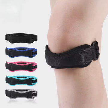 Muscles Rise Adjustable Patellar Tendon Knee Strap – Compression Support Brace for Basketball & Sports