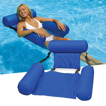 Muscles Rise Inflatable Pool Hammock Float – Floating Water Lounge for Swimming Pools, Beach & Summer Relaxation