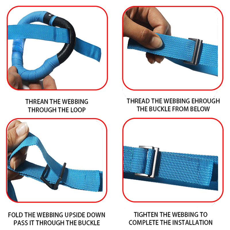 Muscles Rise Gymnastics Rings with Adjustable Straps – Non-Slip Fitness Rings for Kids & Family Training