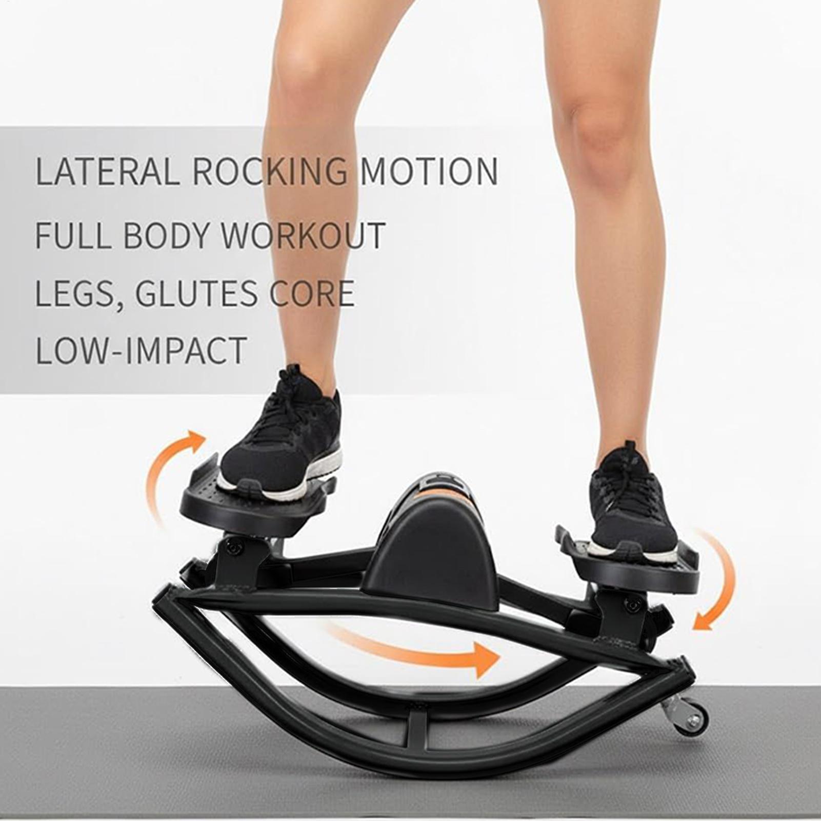 Muscles Rise Silent Lateral Stepper with Pull Rope | Full-Body Home Workout