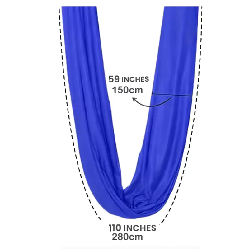Yoga Swing Hammock – 280 × 150cm Indoor & Outdoor Aerial Yoga Swing