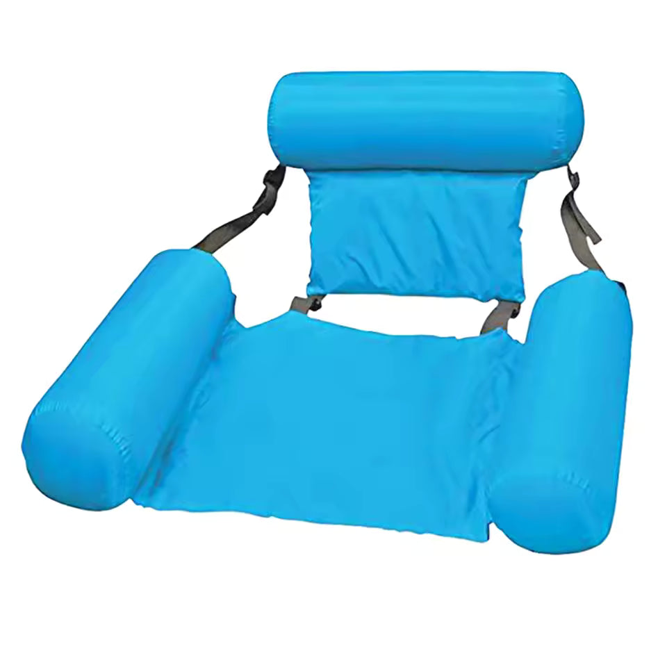 Muscles Rise Inflatable Pool Hammock Float – Floating Water Lounge for Swimming Pools, Beach & Summer Relaxation