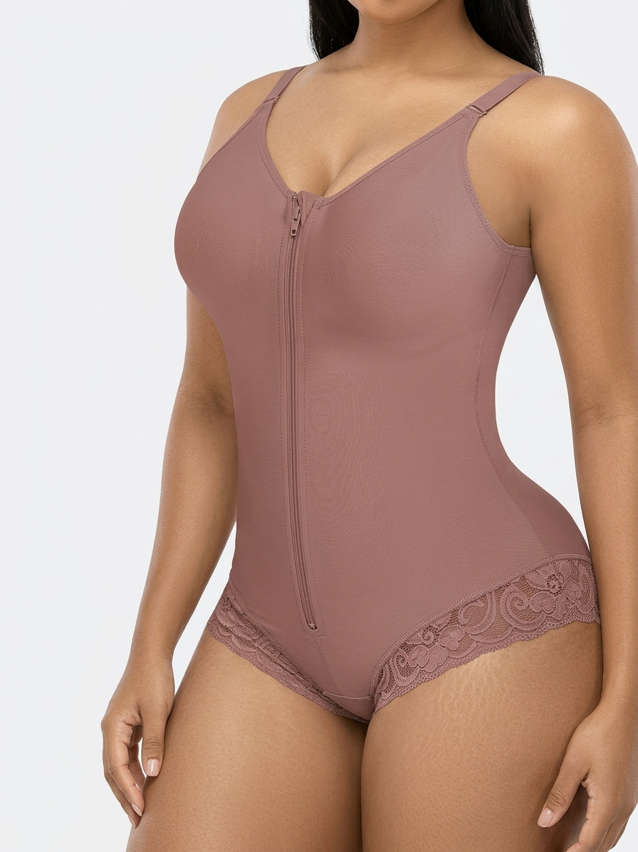 Double Compression Tummy Control Body Shaper – Firm Waist & Butt Lifter
